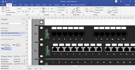 premium line visio stencils